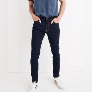 Madewell Mens Jeans Authentic Flex Stretch Skinny Jeans Sz 28x32 Blue Rinse Wash